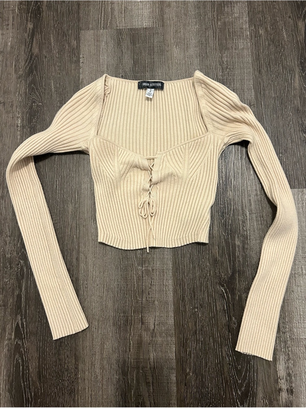 5/$25 corset knit long sleeve top